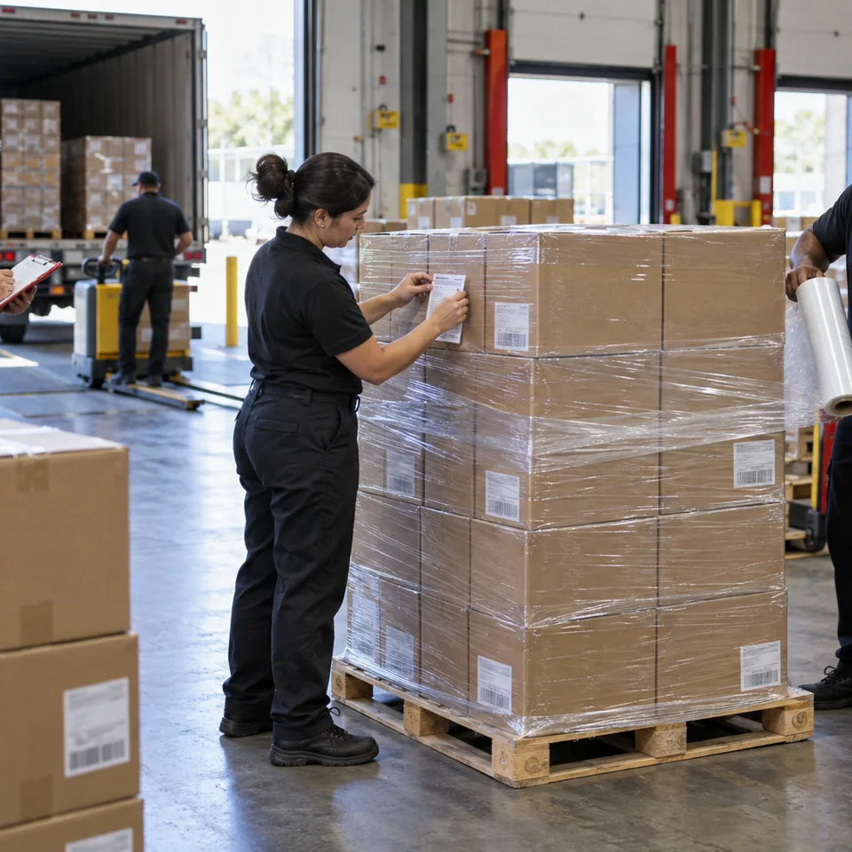 International Fulfillment warehouse workflow