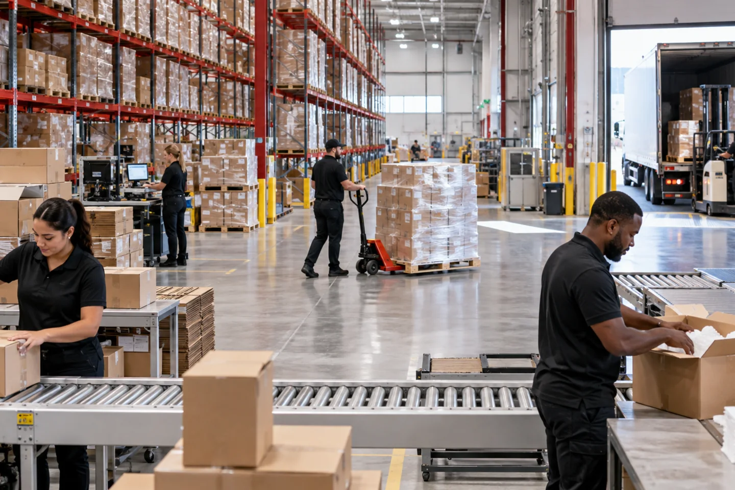 Omnaris fulfillment operations from inventory receiving through shipping