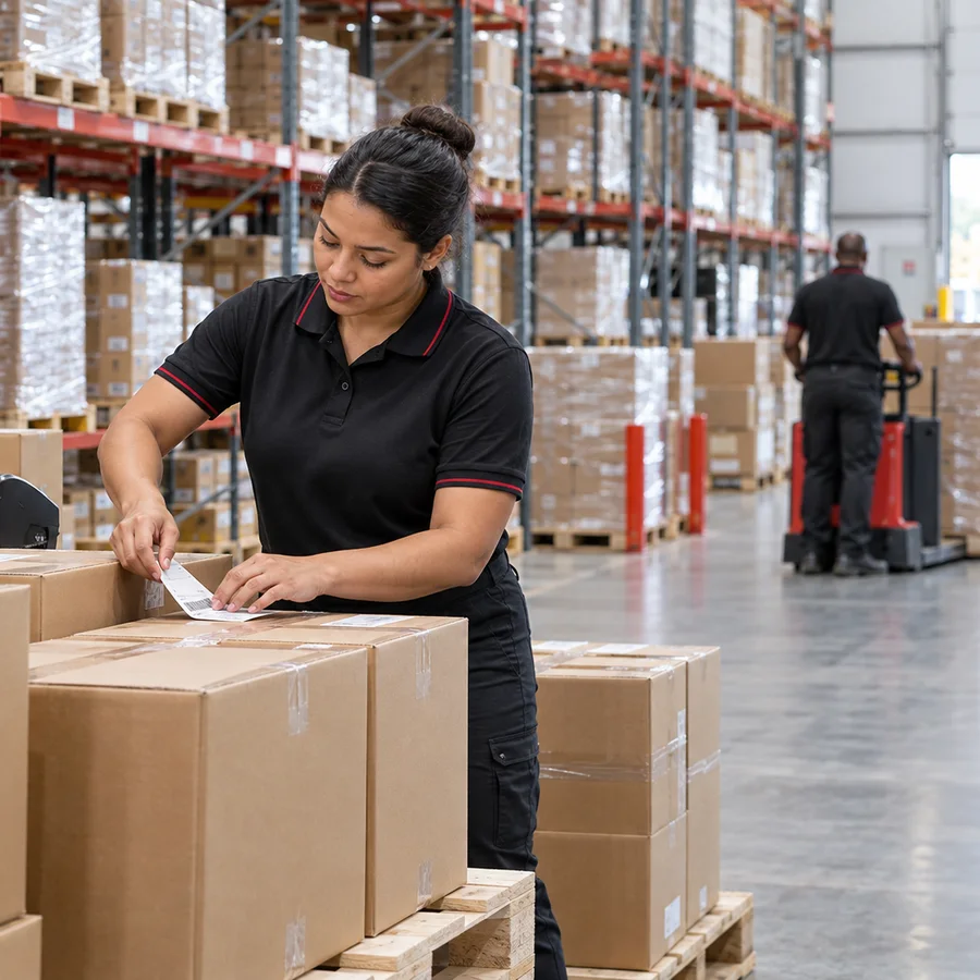 B2B and Retail Fulfillment warehouse workflow